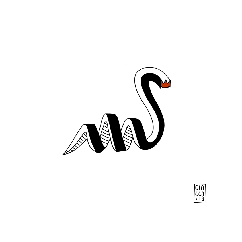Snake, illustrazione di Giacomo Nocciola