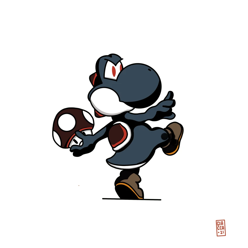 Yoshi Toad, illustrazione di Giacomo Nocciola